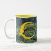 星明かりの夜カスタマイズ可能なマグ ツートーンマグカップ (左)