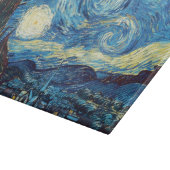 星明かりの夜ガラスのまな板 カッティングボード (角)