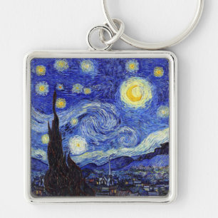 星明かりの夜ゴッホ刺激を受けたな優れたKeychain キーホルダー