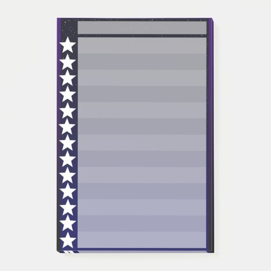 星明かりの夜チェックリスト ポストイット (正面)