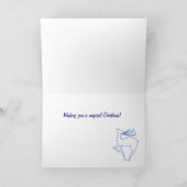 星明かりの夜トナカイ シーズンカード (内部)