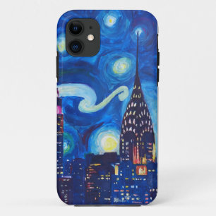 星明かりの夜ニューヨーク iPhone 11 ケース