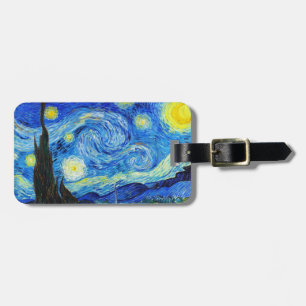 星明かりの夜フィンセント・ファン・ゴッホのクールな絵画 ラゲッジタグ