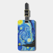 星明かりの夜フィンセント・ファン・ゴッホのクールな絵画 ラゲッジタグ (正面縦)
