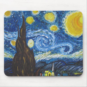 星明かりの夜マウスパッド マウスパッド