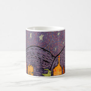 星明かりの夜マグ コーヒーマグカップ