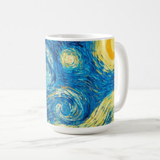 星明かりの夜マグ コーヒーマグカップ (正面右)