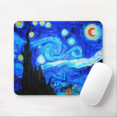 星明かりの夜再生 マウスパッド (マウス)
