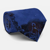 星明かりの夜出生 ネクタイ (ロール)