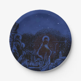 星明かりの夜出生 ペーパープレート