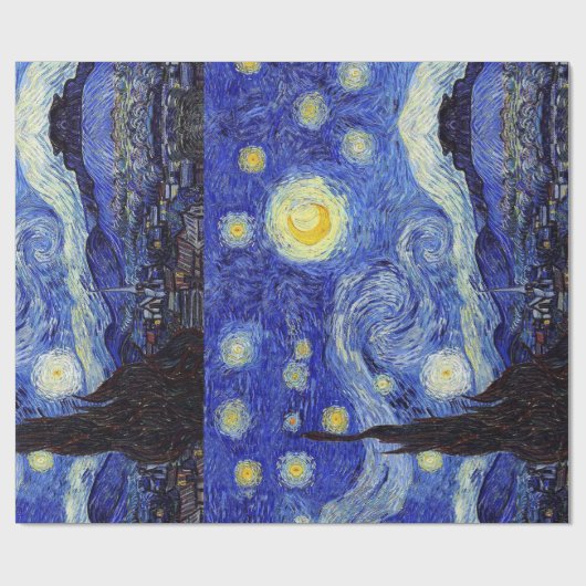 星明かりの夜刺激を受けたなゴッホのクラシックプロダクト ラッピングペーパー (フラット)