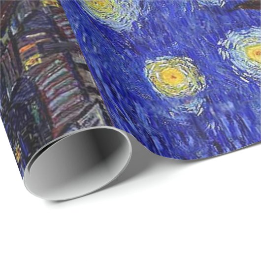 星明かりの夜刺激を受けたなゴッホのクラシックプロダクト ラッピングペーパー (ロールコーナー)