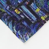 星明かりの夜刺激を受けたなゴッホのクラシック毛布 フリースブランケット (角)