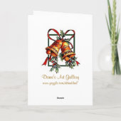 星明かりの夜天使-クリスマス シーズンカード (裏面)