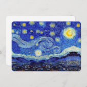 星明かりの夜招待状 招待状 (正面/裏面)