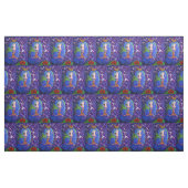 星明かりの夜歯の妖精のプリンセスの大きい目の人形 ファブリック (ファットクウォーター)