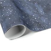 星明かりの夜水彩画の空 ラッピングペーパー (ロールコーナー)