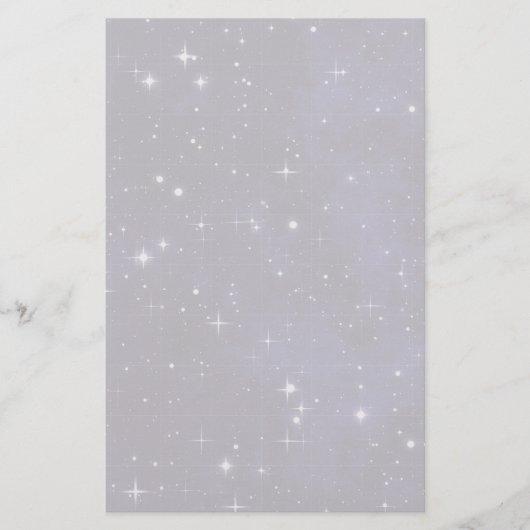 星明かりの夜空の格子 便箋 (正面)