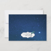 星明かりの夜結婚式の保存日付 セーブザデート (裏面)