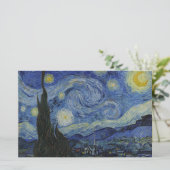 星明かりの夜1889年のフィンセント・ファン・ゴッホ 便箋 (スタンド正面)