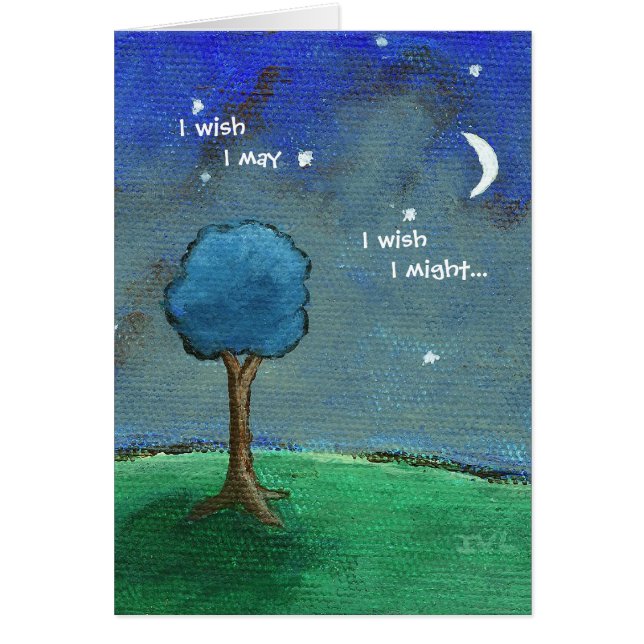 星明かりの夜、抽象的な景色の木は月を主演します (正面)