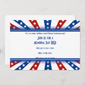 星明かりの旗の破烈のメモリアルデー 招待状 (正面/裏面)