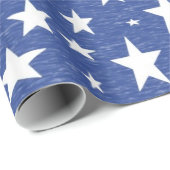 星明かりの星明かりの夜青い包装紙 ラッピングペーパー (ロールコーナー)