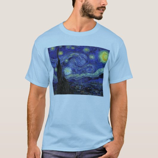 星明かりの星明かりの夜 Tシャツ (正面)