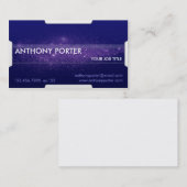 星明かりの質-青 名刺 (正面/裏面)