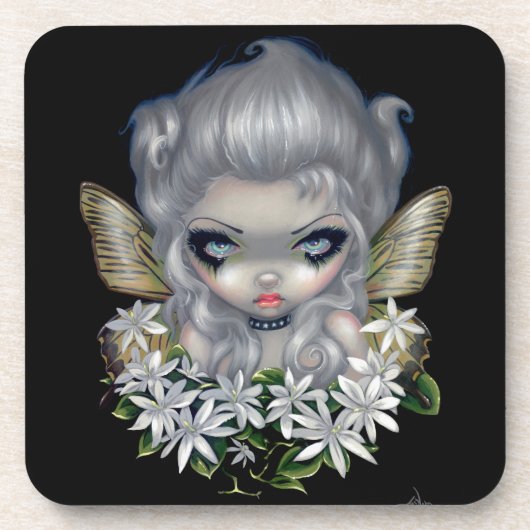"星明かりの野生のジャスミンの妖精"のコースター コースター (正面)