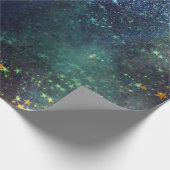 星明かりの銀河系の包装紙ロール ラッピングペーパー (角)