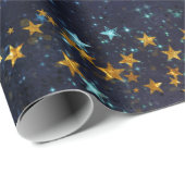 星明かりの銀河系の包装紙ロール ラッピングペーパー (ロールコーナー)
