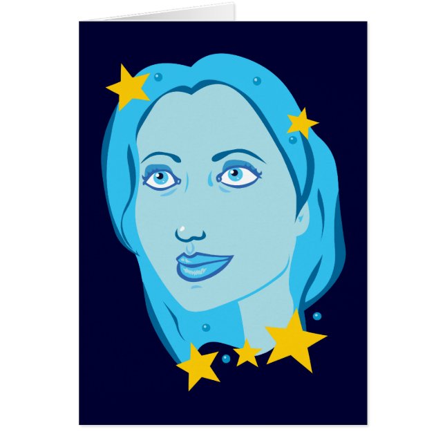 星明かりの青い女の子 (正面)