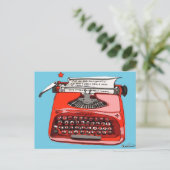 星明かりのStarfireのタイプライター ポストカード (スタンド正面)