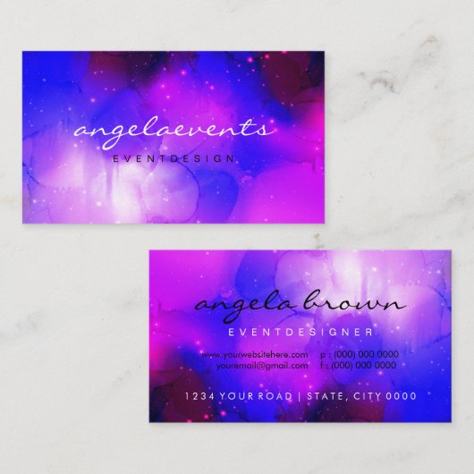 星星雲 名刺 (正面/裏面)