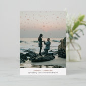 星書に日付カードを保存 箔招待状 (立ち正面)