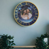 星書に自分の写真の壁の時計を追加 ラージ壁時計