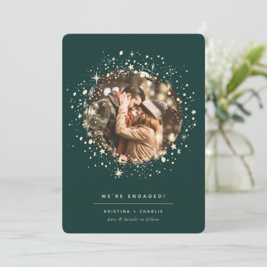 星書に |フォト婚約 案内状 (スタンド正面)