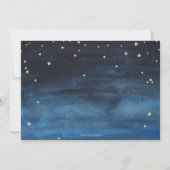 星書の前の夜，リハーサル 案内状 (裏面)