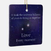 星書の愛カスタム感傷語 セラミックオーナメント (右)