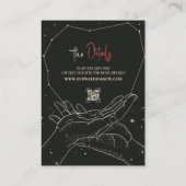 星書の詳細結婚で エンクロージャーカード (裏面)