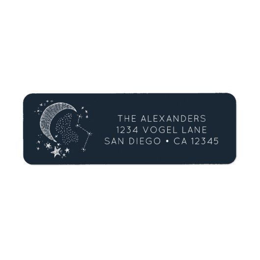 星書座に ラベル (正面)