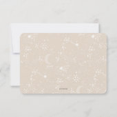 星書座図書要求で 招待状 (裏面)