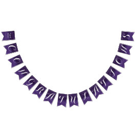 星月夜結婚の祝宴 バンティングフラッグ