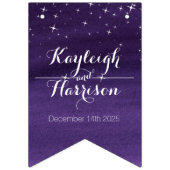 星月夜結婚の祝宴 バンティングフラッグ (第1の旗)