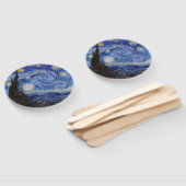 『星月夜 : サン・レミ』（ビンセント・ファン・ゴッホ） ハンドファン (組立なし)