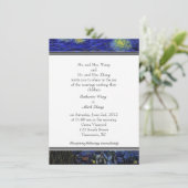 星月夜、有名な美術のウェディング・インビテーション。 招待状 (スタンド正面)