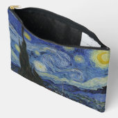星月夜、油絵、ヴィンセント・ファン・ゴッホ アクセサリーポーチ (見開き)