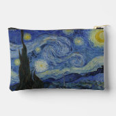 星月夜、油絵、ヴィンセント・ファン・ゴッホ アクセサリーポーチ (裏面)