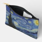 星月夜、油絵、ヴィンセント・ファン・ゴッホ アクセサリーポーチ (見開き)